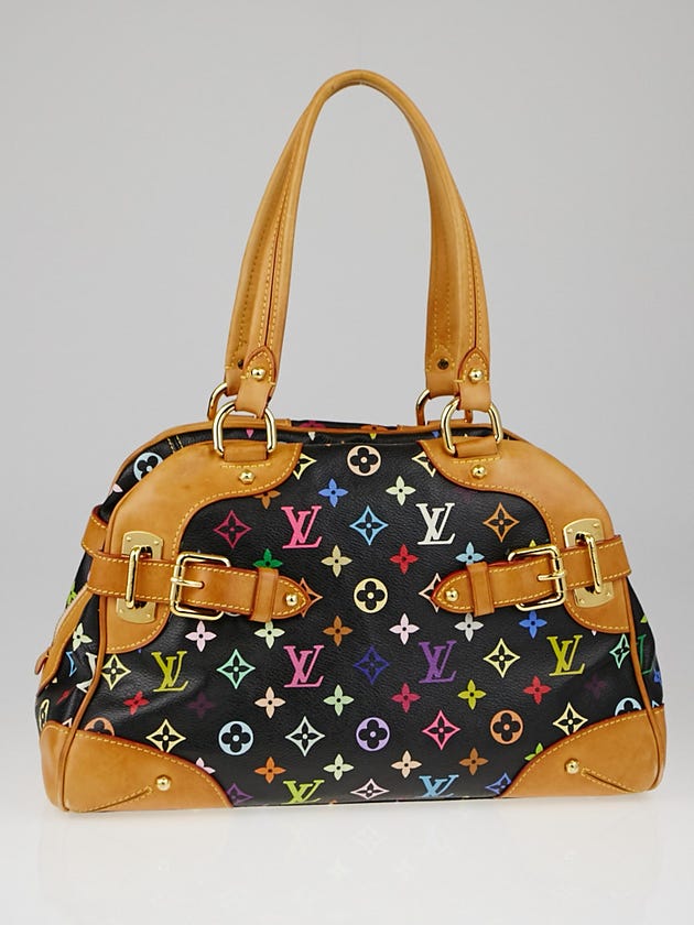 Louis Vuitton Black Monogram Multicolore Claudia Bag