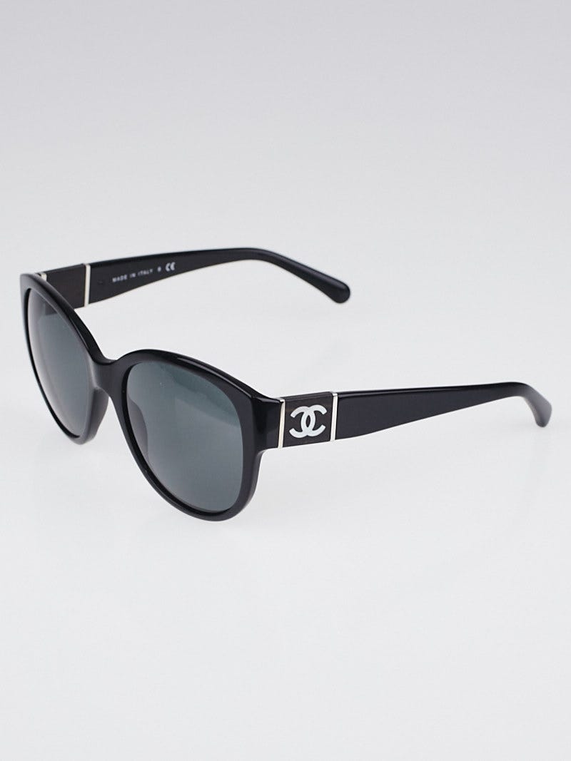 Chanel Black Frame CC Logo Sunglasses-5197-H