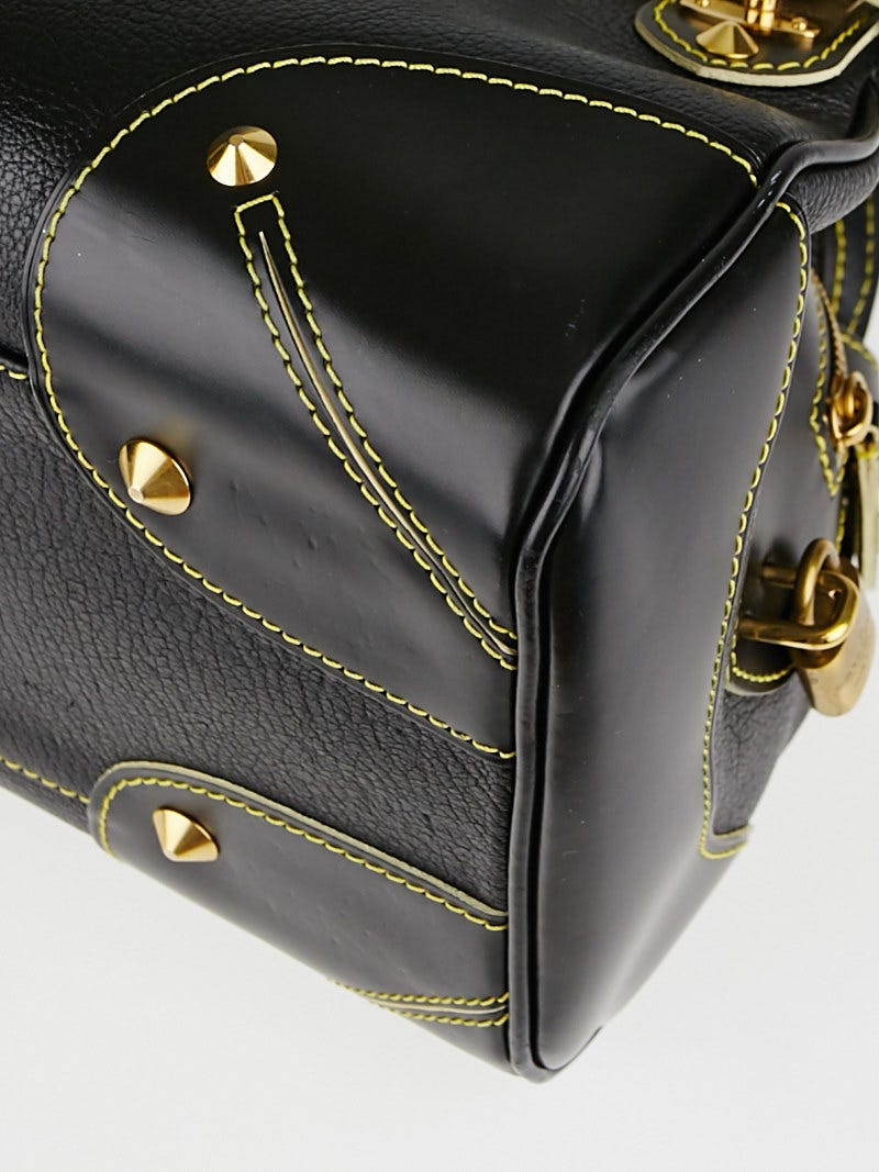 Louis Vuitton Black Suhali Leather Le Radieux Bag - Yoogi's Closet