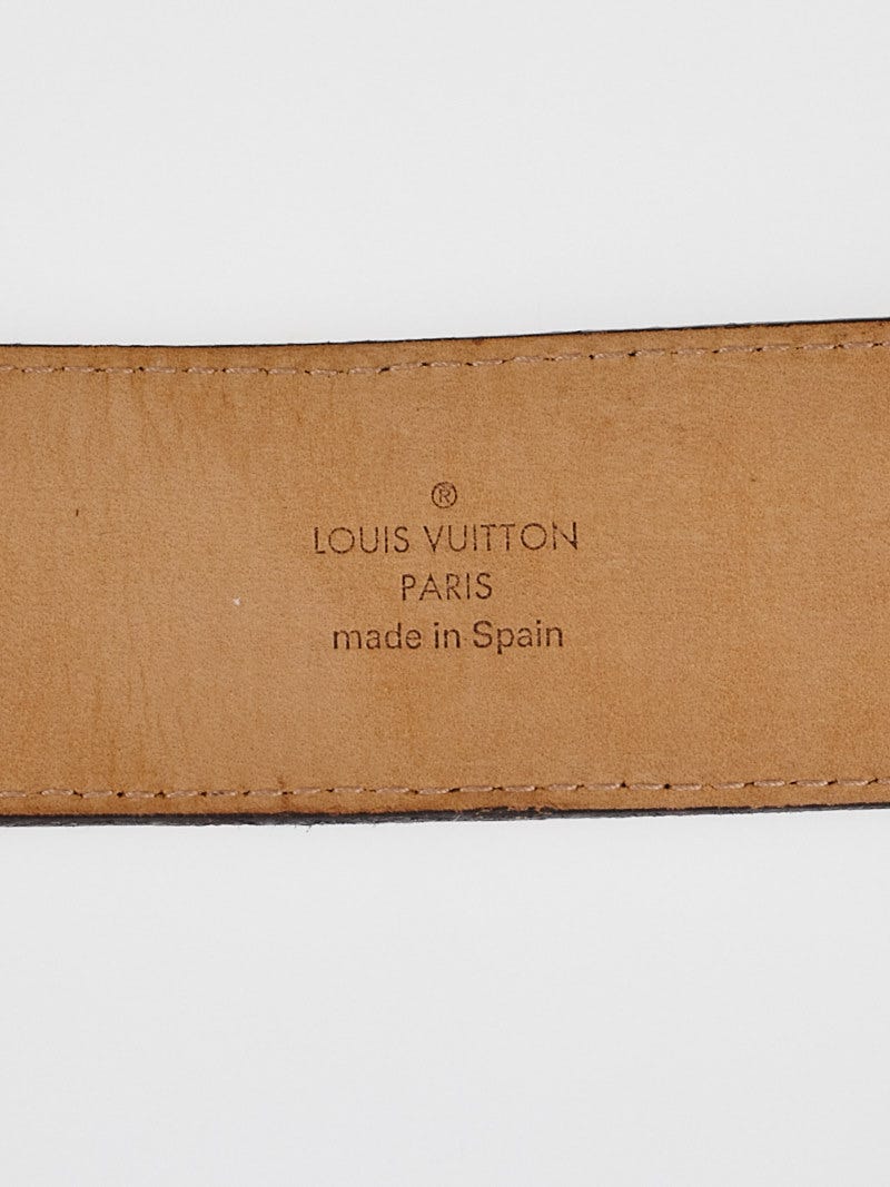 Louis Vuitton Damier Ebene Canvas Trunks and Bags Belt 80CM Louis Vuitton