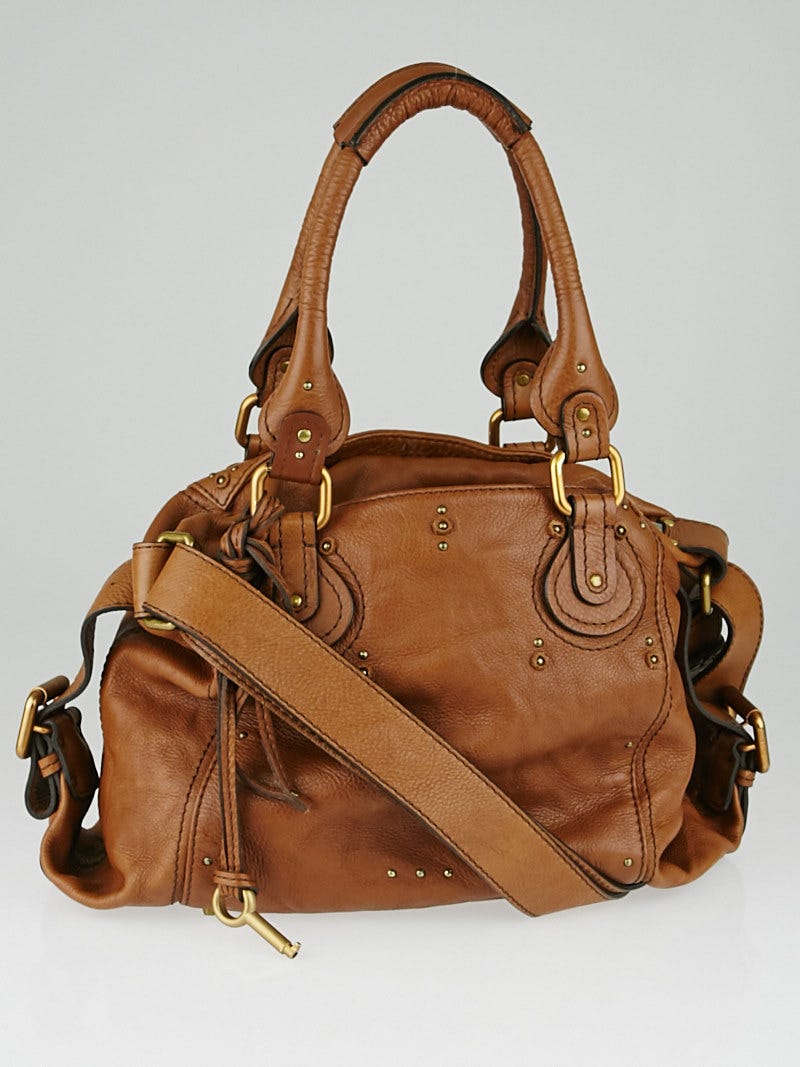 Chloe tan sales leather bag