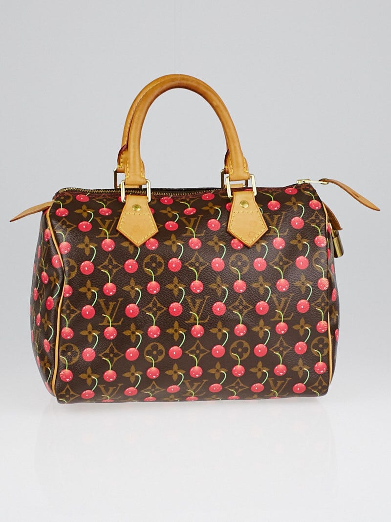 Louis Vuitton Limited Edition Monogram Cerises Speedy 25 Bag