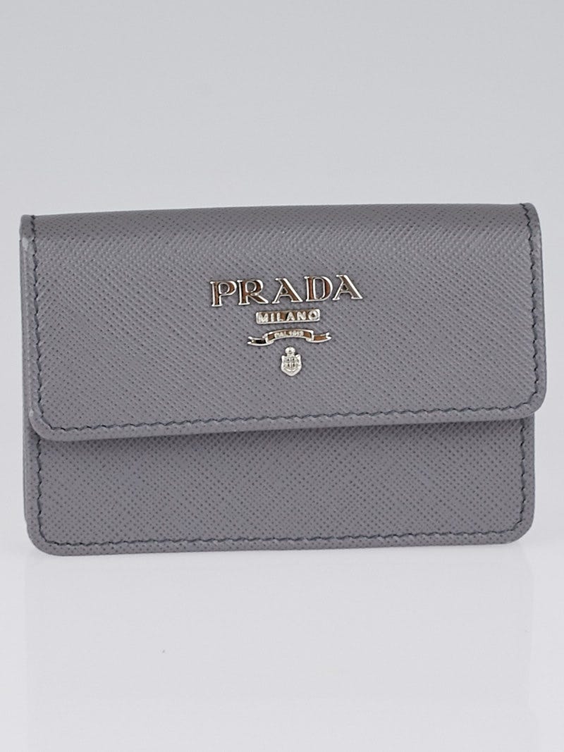 Prada Marmo Saffiano Metal Card Holder 1M0881 Yoogi s Closet