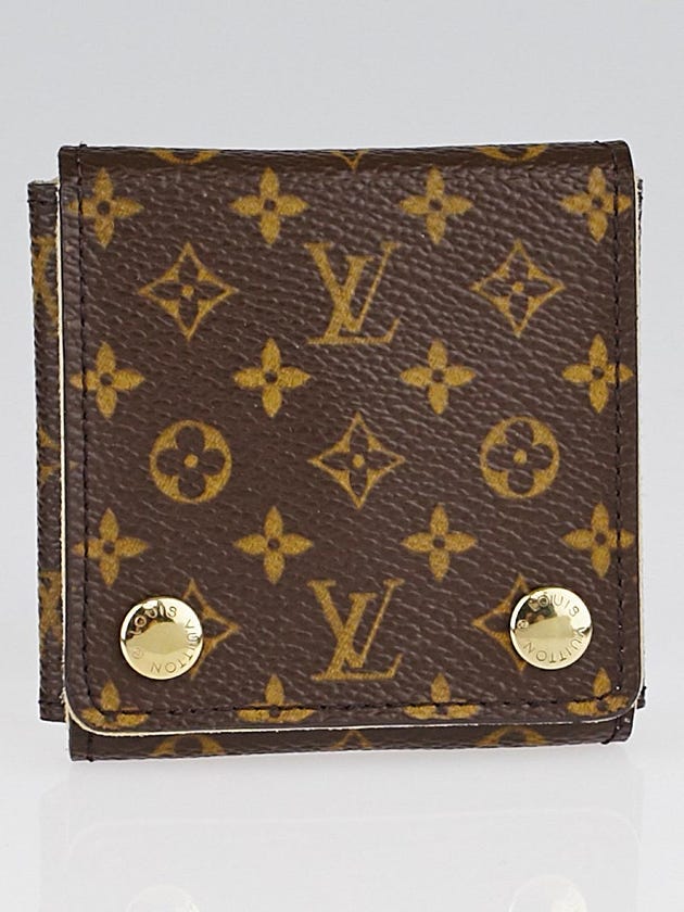 Louis Vuitton Monogram Canvas Folding Square Jewelry Case
