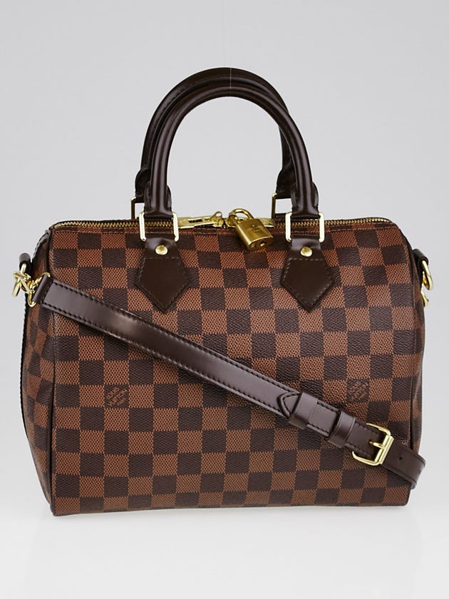 Louis Vuitton Damier Canvas Bandouliere Speedy 25 Bag