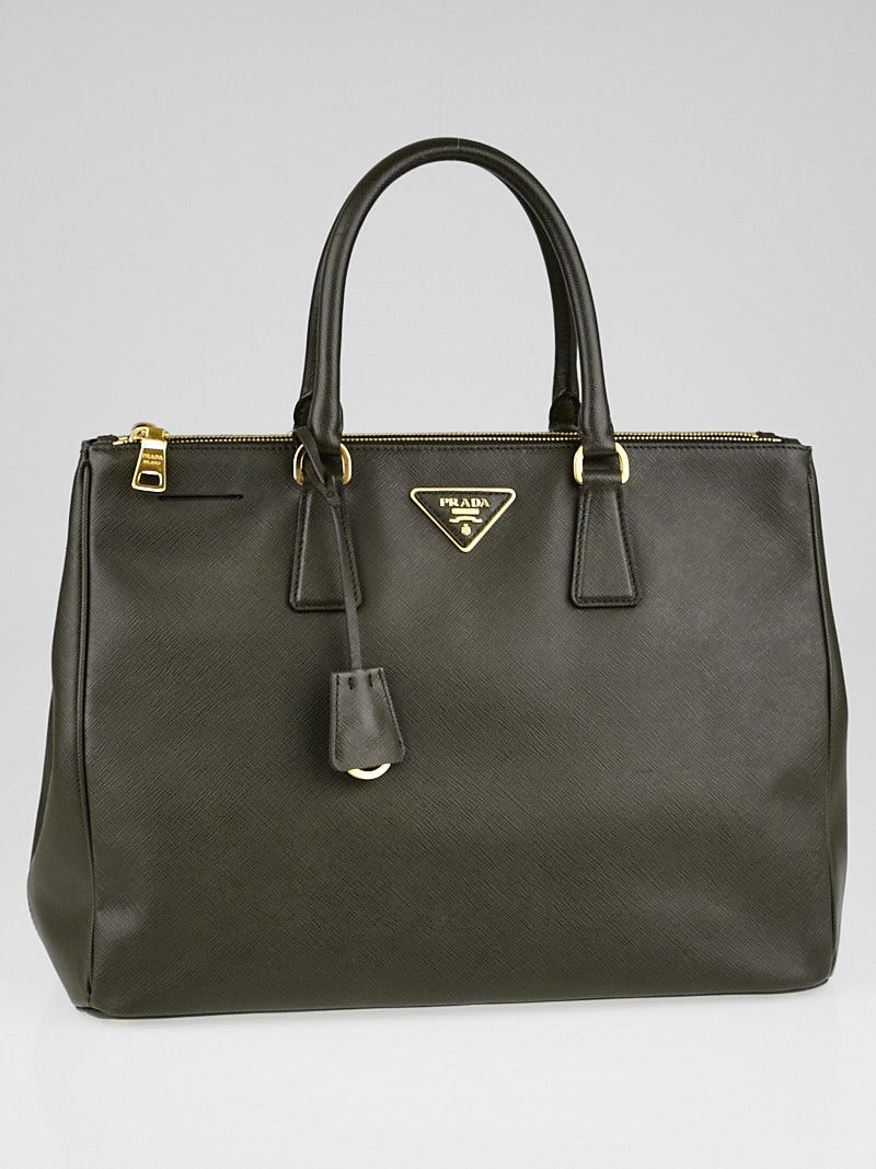 Prada large shop double tote