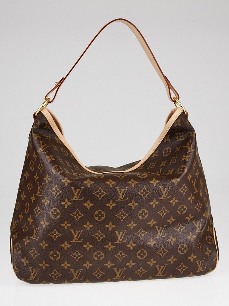 Louis Vuitton Delightful MM Monogram Shoulder Bag Purse with Crossbody Strap