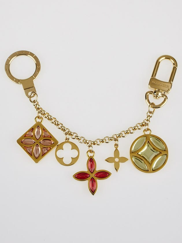Louis Vuitton Fleur de Monogram Chain Key Holder and Bag Charm