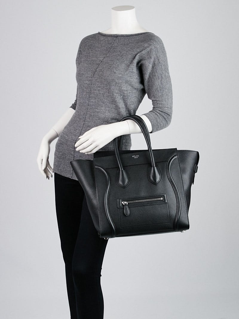Mini luggage handbag hot sale in baby drummed calfskin