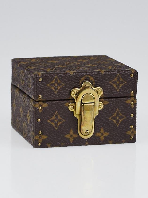 Louis Vuitton Monogram Canvas Mini Trunk Jewelry Box