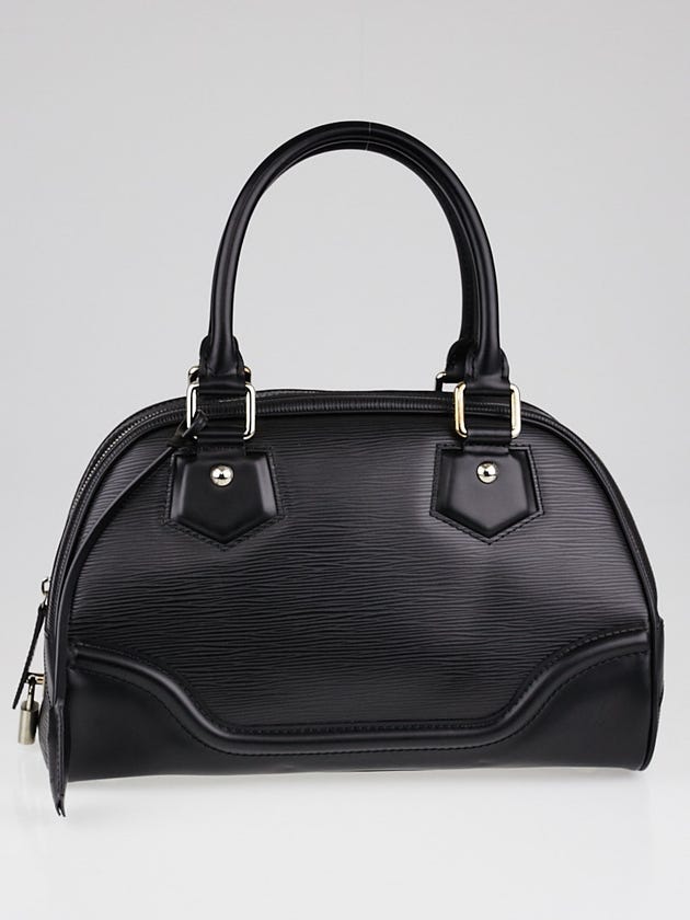 Louis Vuitton Black Epi Leather Montaigne PM Bag