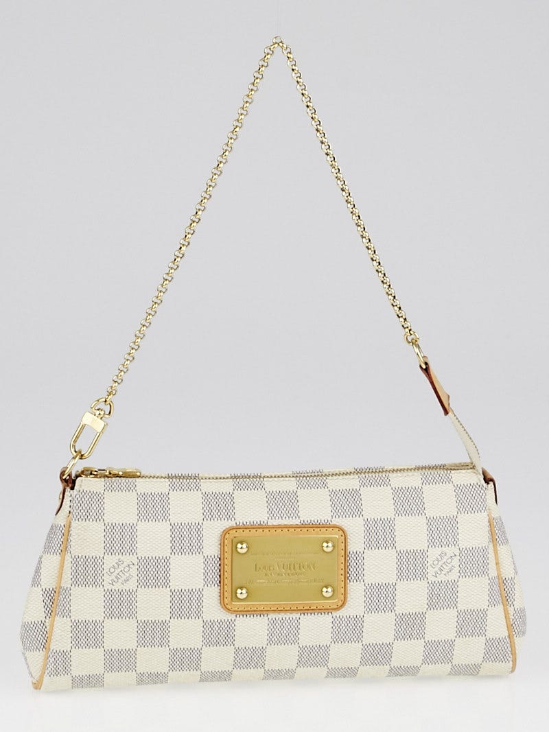 Louis Vuitton Damier Azur Canvas Eva Clutch Bag