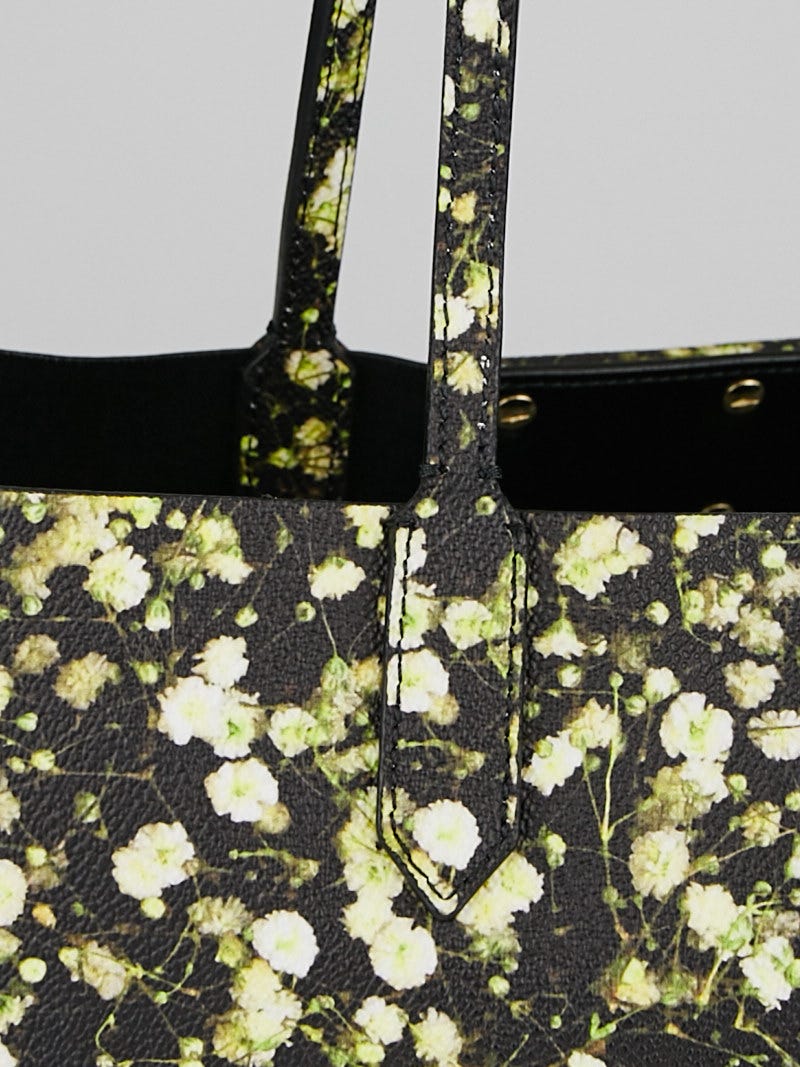 GIVENCHY ジバンシィ アンティゴナ トート ネオンイエロー ブラック Givenchy Green/Black Floral-Print Coated Canvas Antigona Small