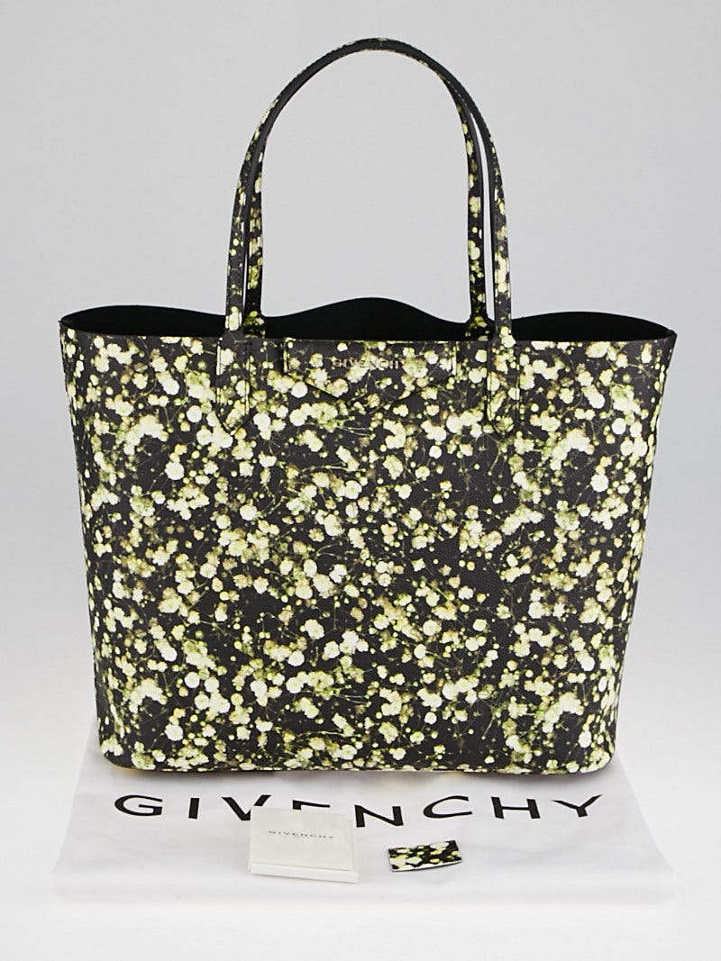 日本全国送料無料商品 | 特集 | Givenchy Green/Black Antigona Canvas Coated Floral-Print トートバッグ