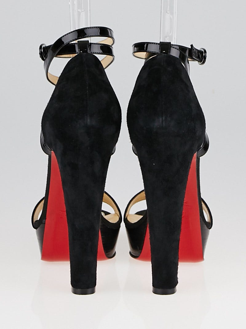 Christian louboutin chunky heel on sale