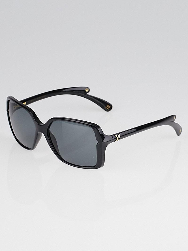 Louis Vuitton Black Resin Frame Flore Carre Sunglasses