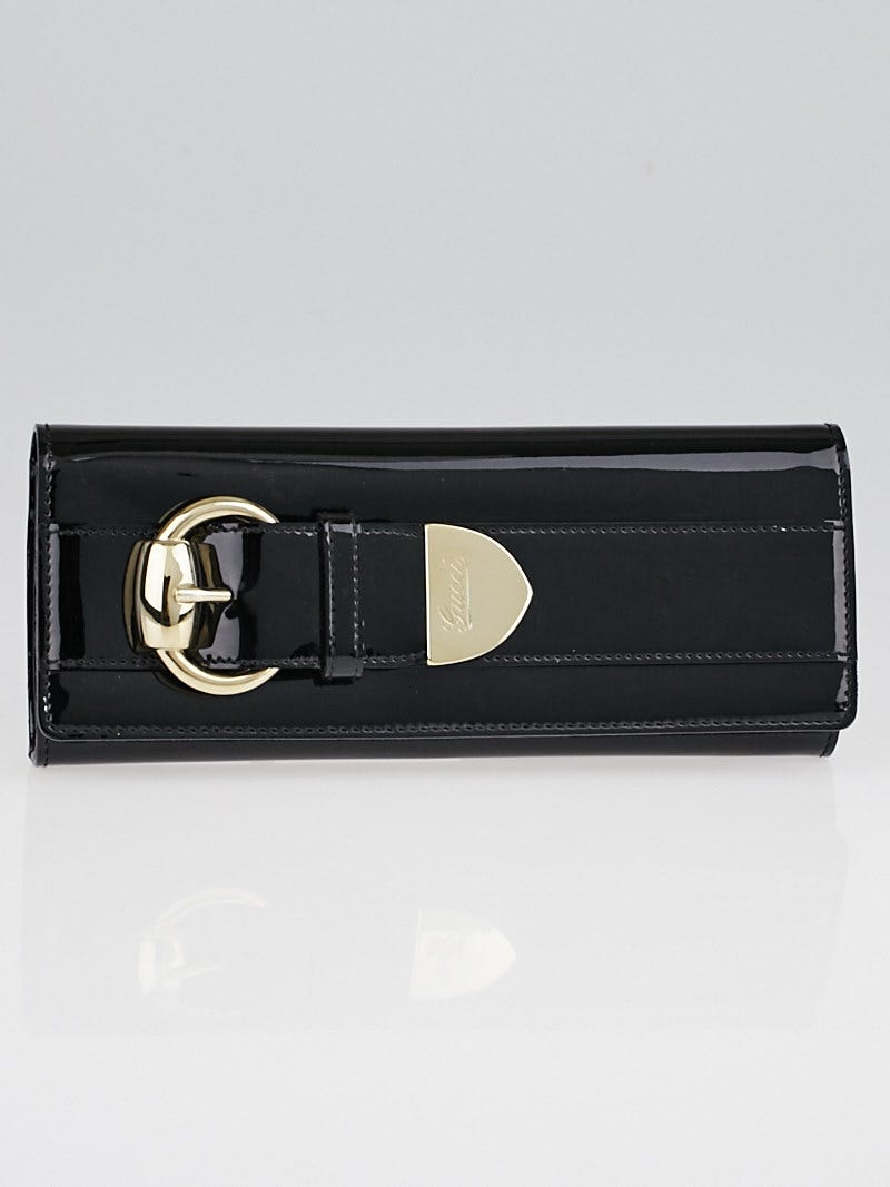 Gucci patent leather clutch new arrivals