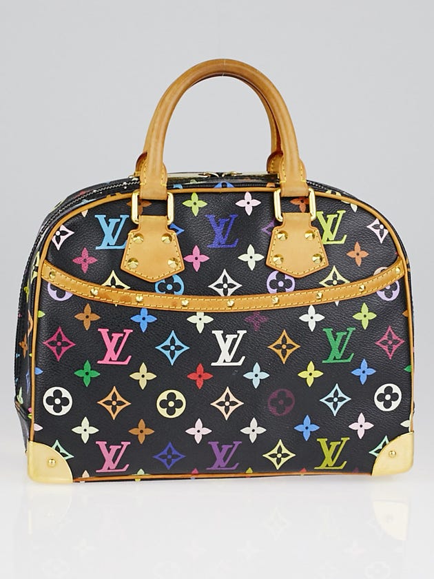 Louis Vuitton Black Monogram Multicolore Trouville Bag
