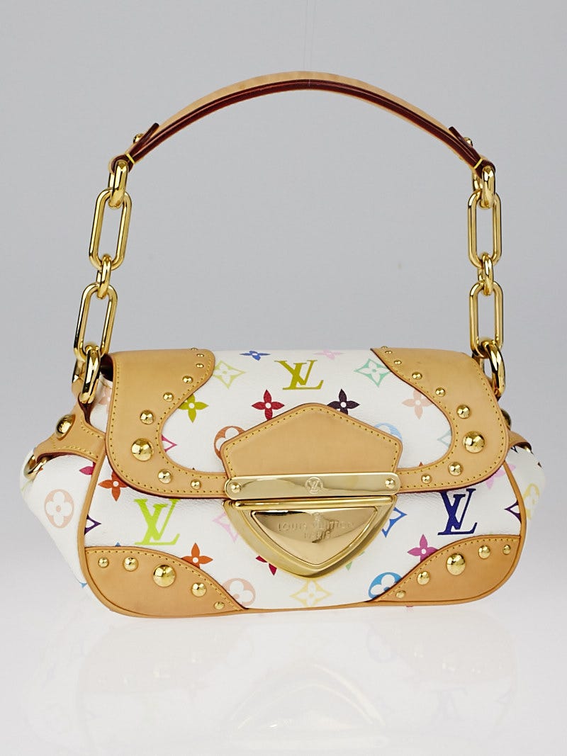 Louis Vuitton White Monogram Multicolore Beverly PM Bag