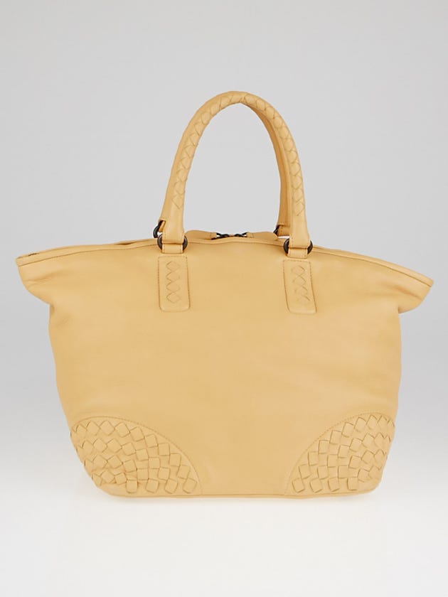 Bottega Veneta Carmel Nappa Leather Shopping Tote Bag