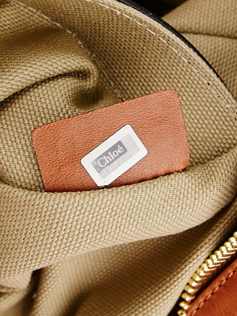 トートバッグ CHLOE Caramel Leather Medium Deia Handbag Chloe Caramel Calfskin Leather Isa Shopper Tote Bag