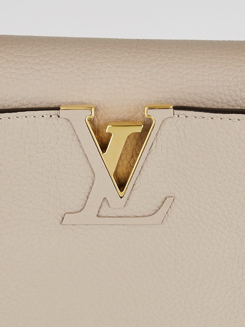LOUIS VUITTON #42708 Taurillon Capucines MM Canvas and Leather Top Handle  Bag – ALL YOUR BLISS