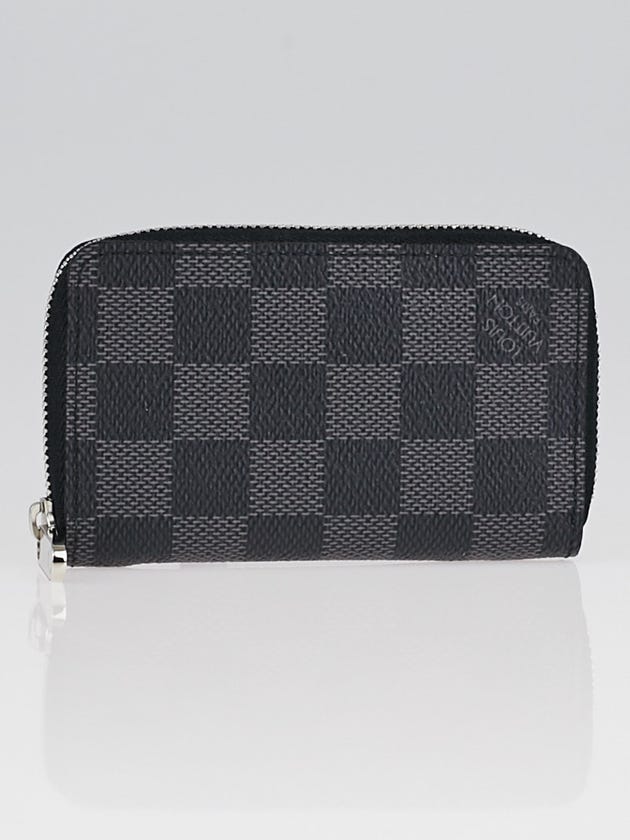 Louis Vuitton Damier Graphite Canvas Zippy Vertical Coin Purse