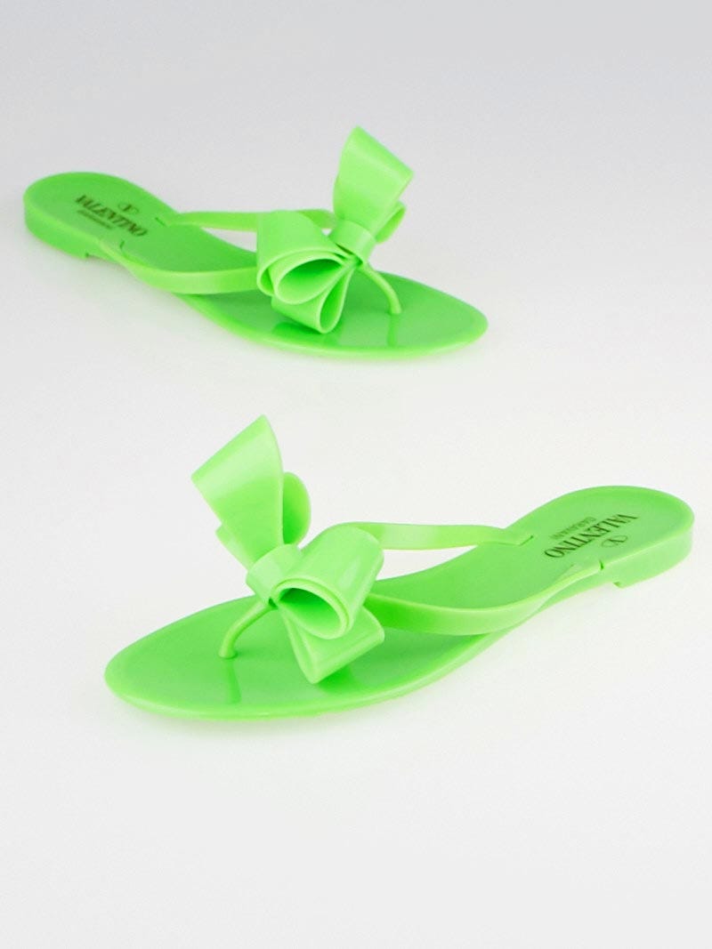 Neon thong sandals sale