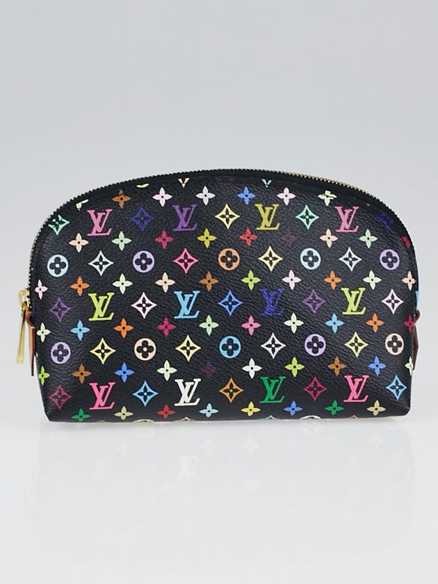 Louis Vuitton Black Monogram Multicolor Grenade Cosmetic Pouch