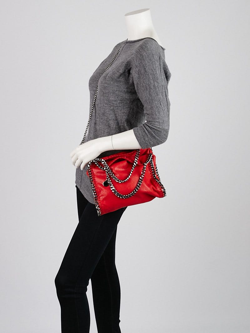 お歳暮･冬ギフト2024｜ギフト・贈り物はセブン Red Cherry McCartney Stella Shaggy Mini Leather Faux Dear バッグ