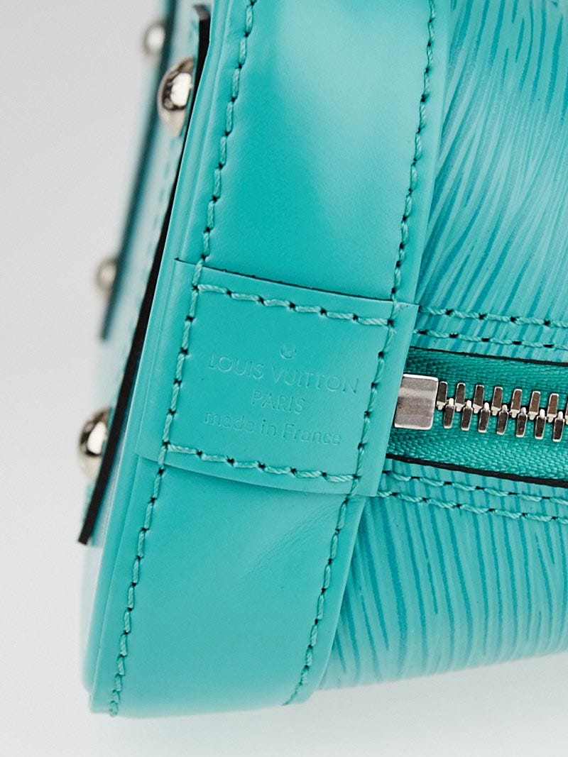 Louis Vuitton Turquoise Epi Leather Alma BB Bag - Yoogi's Closet