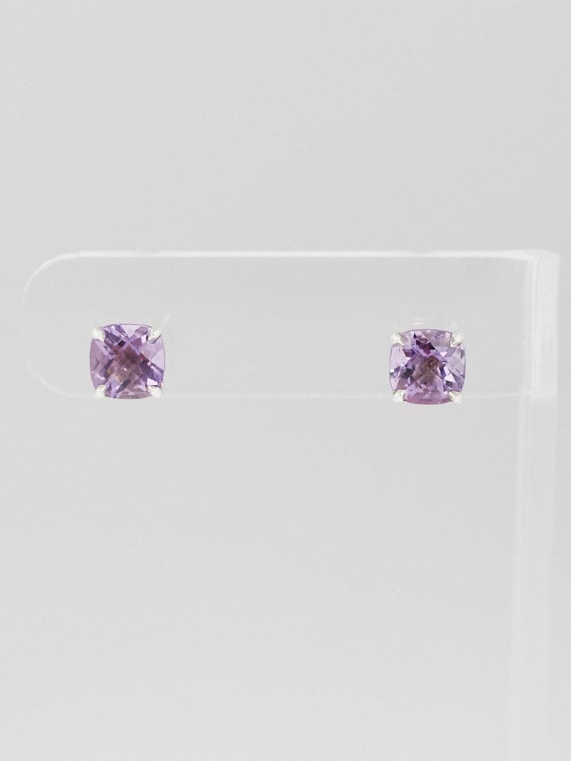 Tiffany  Co Tiffany Enchant Diamond Amethyst Earrings in 18K Rose Gold  003 CT by WP Diamonds  myGemma Item 106421