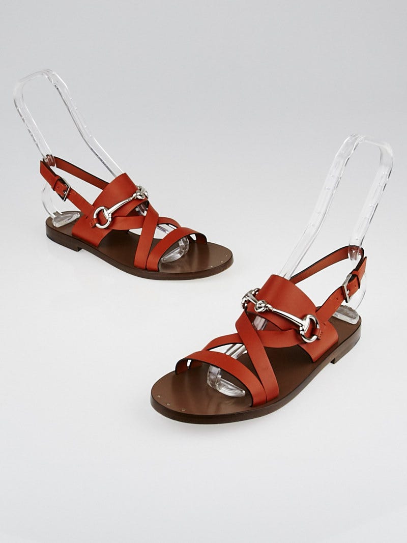 【カラー2色あり♪】GUCCI Infradito Lady Horsebit In Pelle Sandali infradito Lady Horsebit in pelle in Beige - Gucci