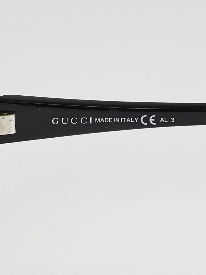 Gucci Black Frame Interlocking GG Sunglasses-3111 | Yoogi's