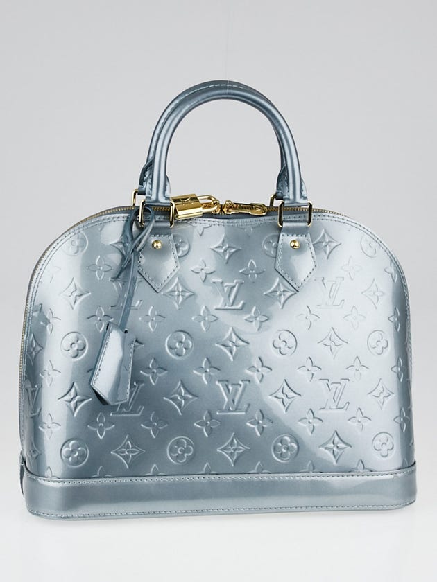 Louis Vuitton Givre Monogram Vernis Alma PM Bag