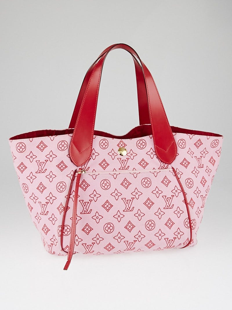 Louis Vuitton Red Canvas Cabas Limited Edition Ipanema GM Bag Louis Vuitton