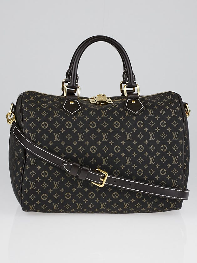 Louis Vuitton Fusain Monogram Idylle Speedy Bandouliere 30 Bag
