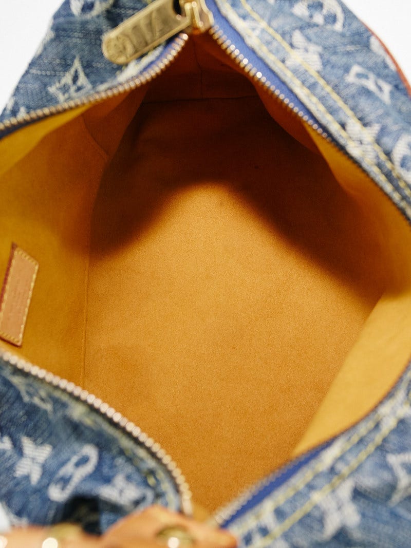 Louis Vuitton BAGGY PM Blue Denim ref.24432 - Joli Closet