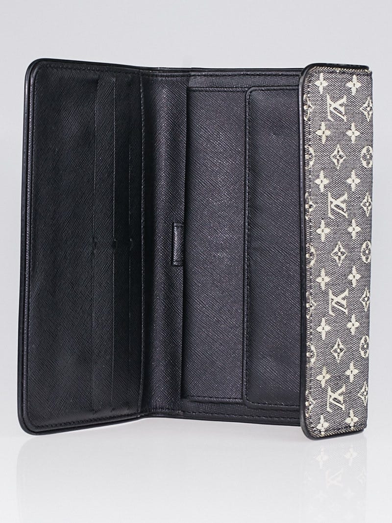 Gray Louis Vuitton Monogram Mini Lin Porte Tresor International Wallet