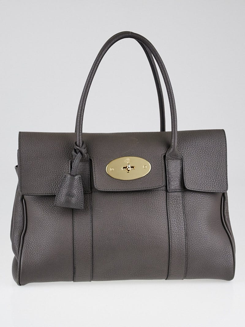 Grey bayswater store mulberry bag
