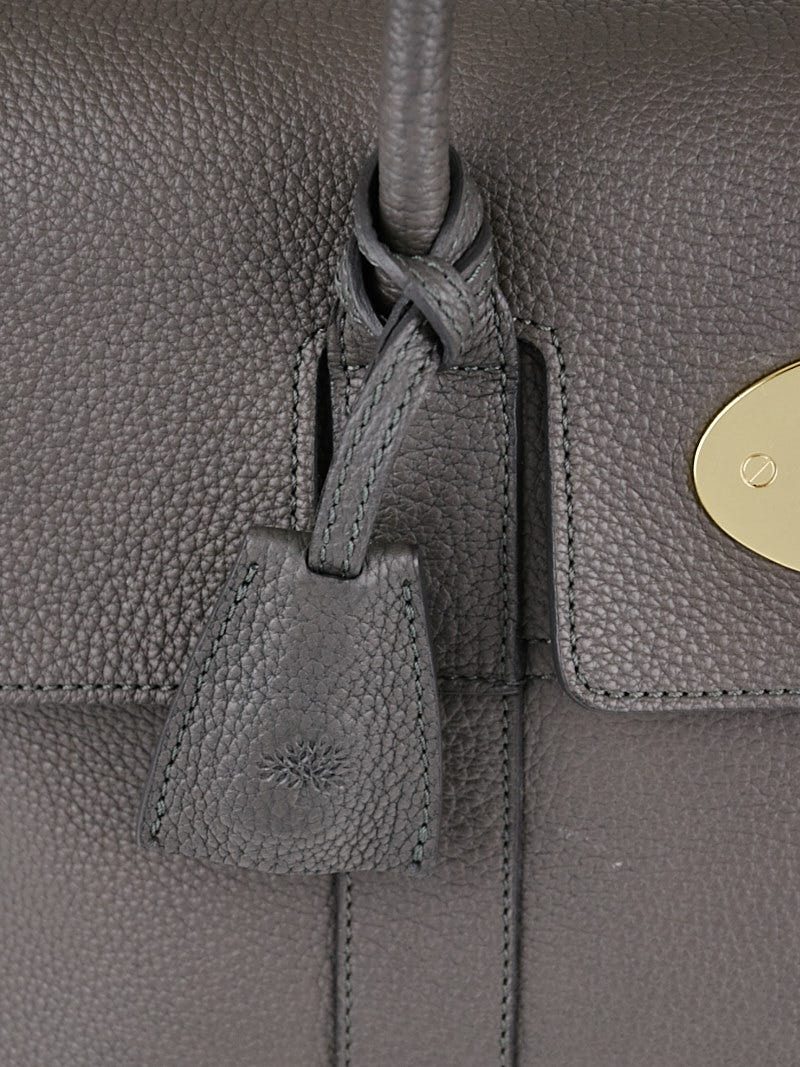 Mulberry Mole Grey Grainy Leather Bayswater Bag Yoogi s Closet