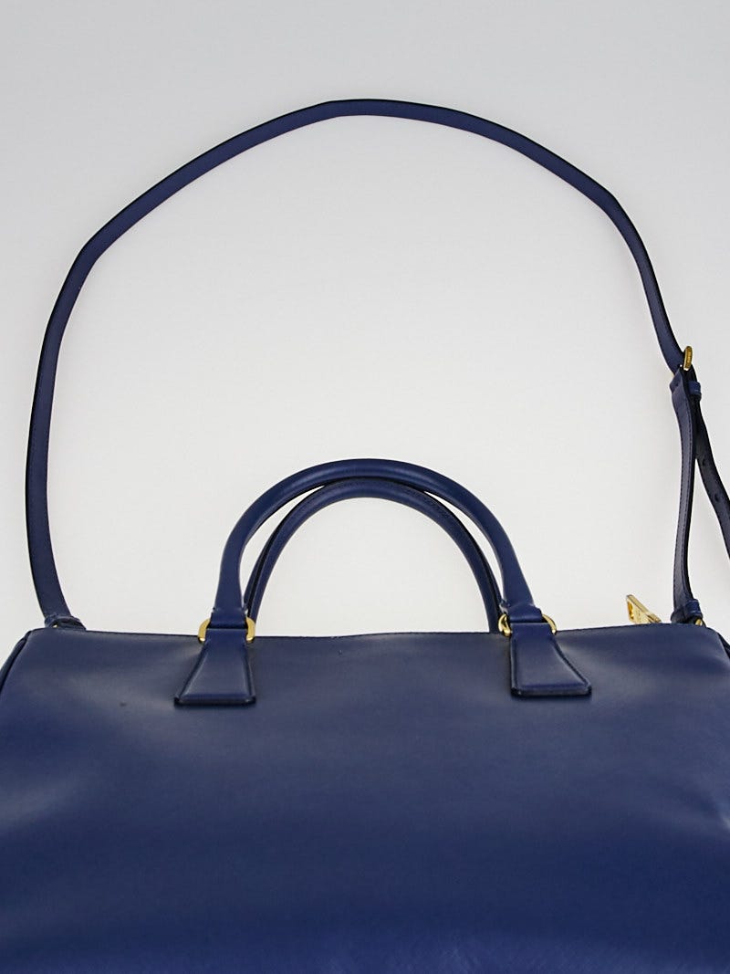 PRADA Saffiano Lux Large Tote Bluette 1286826