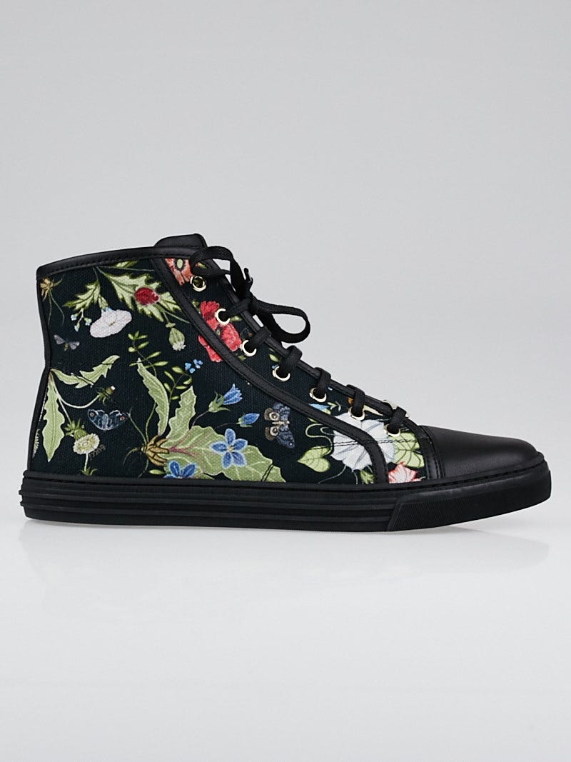 Gucci floral high top sneakers shop