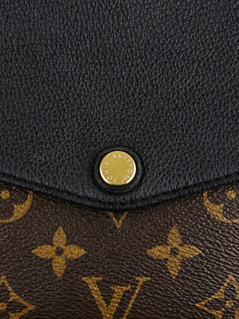 Authentic Louis Vuitton Monogram Noir Twinset Twice LV, Luxury