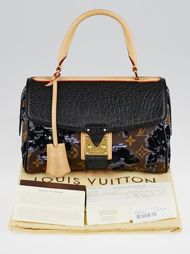 Louis Vuitton Limited Edition Fleur de Jais Carrousel Bag