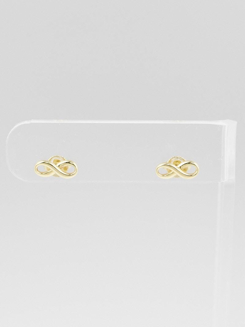 Sterling Silver Infinity Earrings - Eleganzia Jewelry