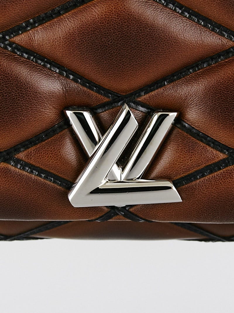 Louis Vuitton Blue/White Quilted Lambskin Leather GO-14 Malletage PM Bag  Louis Vuitton