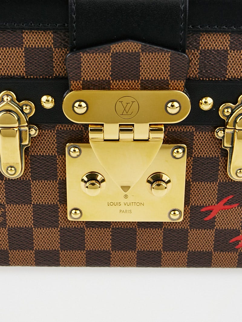 Louis Vuitton Limited Edition Damier Canvas Petite Malle Bag