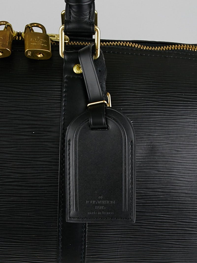 Louis Vuitton Black Epi Leather Keepall 45 Bag | Yoogi's Closet