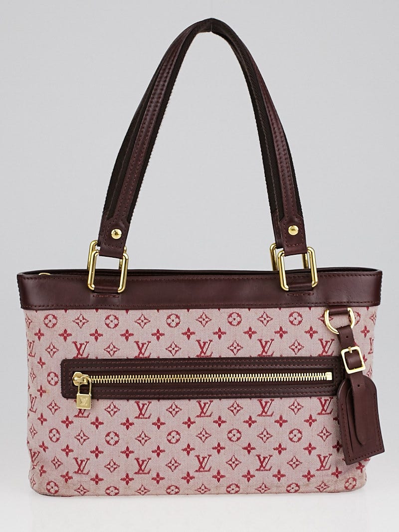 Louis Vuitton Cherry Red Monogram Mini Lin Lucille PM TST Bag